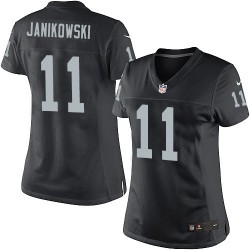 Nike Women's Limited Black Home Jersey Oakland Raiders Sebastian Janikowski 11