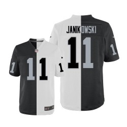 Nike Men's Limited Team/Road Two Tone Jersey Oakland Raiders Sebastian Janikowski 11