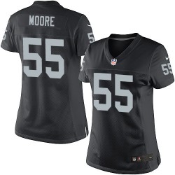 Nike Women's Elite Black Home Jersey Oakland Raiders Sio Moore 55