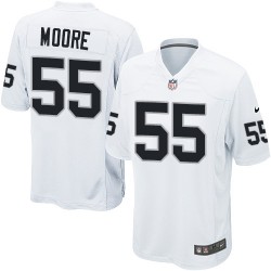 Nike Youth Limited White Road Jersey Oakland Raiders Sio Moore 55