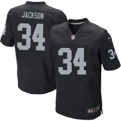 Nike Men's Elite Black Home Jersey Oakland Raiders Bo Jackson 34