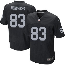 Nike Men's Elite Black Home Jersey Oakland Raiders Ted Hendricks 83