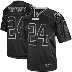 Nike Men's Limited Lights Out Black Jersey Oakland Raiders Willie Brown 24
