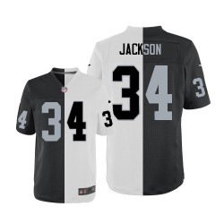 Nike Men's Game Team/Road Two Tone Jersey Oakland Raiders Bo Jackson 34