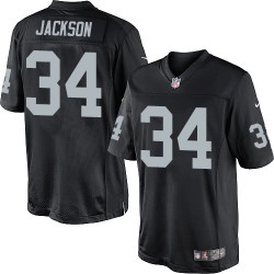 Nike Men's Limited Black Home Jersey Oakland Raiders Bo Jackson 34