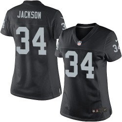 Nike Women's Elite Black Home Jersey Oakland Raiders Bo Jackson 34