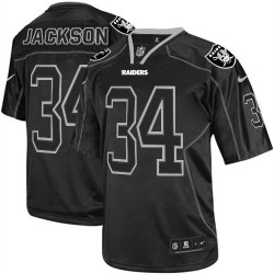 Nike Youth Game Lights Out Black Jersey Oakland Raiders Bo Jackson 34