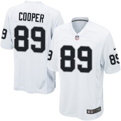 Nike Men's Game White Road Jersey Oakland Raiders Amari Cooper 89