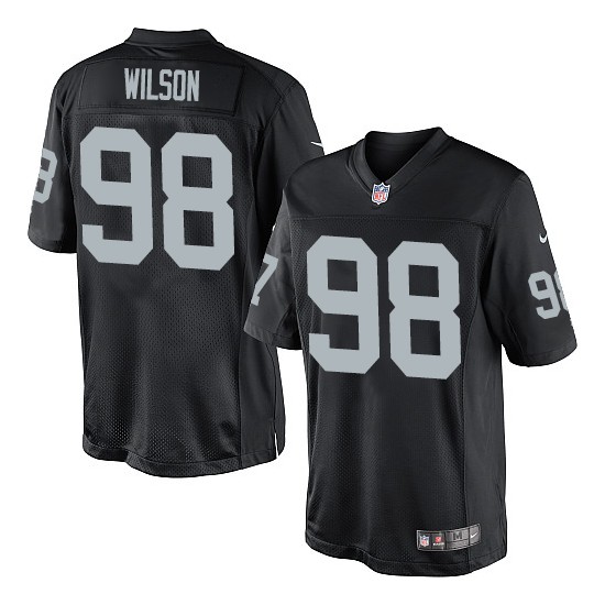 Nike Men's Limited Black Home Jersey Oakland Raiders C.J. Wilson 98