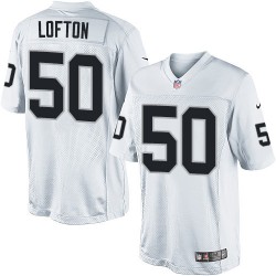 Nike Youth Limited White Road Jersey Oakland Raiders Curtis Lofton 50