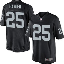 Nike Men's Limited Black Home Jersey Oakland Raiders D.J. Hayden 25