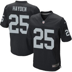 Nike Men's Elite Black Home Jersey Oakland Raiders D.J. Hayden 25