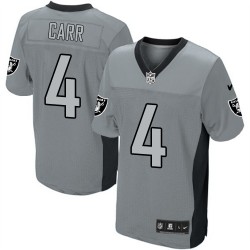Nike Men's Limited Grey Shadow Jersey Oakland Raiders Derek Carr 4