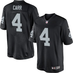 Nike Men's Limited Black Home Jersey Oakland Raiders Derek Carr 4