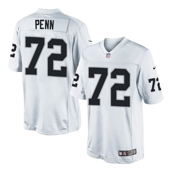 Nike Youth Limited White Road Jersey Oakland Raiders Donald Penn 72
