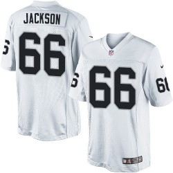Nike Youth Elite White Road Jersey Oakland Raiders Gabe Jackson 66