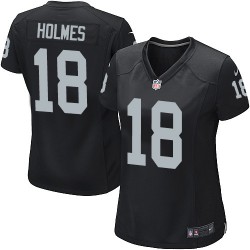 Nike Women's Game Black Home Jersey Oakland Raiders Andre Holmes 18