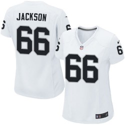 Nike Women's Elite White Road Jersey Oakland Raiders Gabe Jackson 66