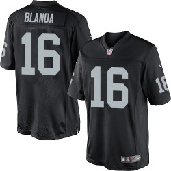Nike Men's Limited Black Home Jersey Oakland Raiders George Blanda 16