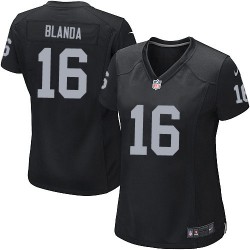 Nike Women's Game Black Home Jersey Oakland Raiders George Blanda 16
