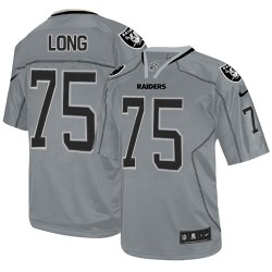 Nike Men's Game Lights Out Grey Jersey Oakland Raiders Howie Long 75
