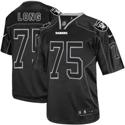 Nike Men's Limited Lights Out Black Jersey Oakland Raiders Howie Long 75