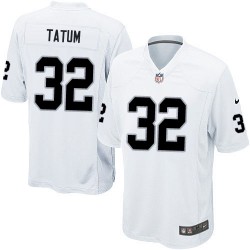 Nike Men's Game White Road Jersey Oakland Raiders Jack Tatum 32