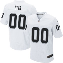 Nike Men's Elite White Road Jersey Oakland Raiders Jim Otto 0