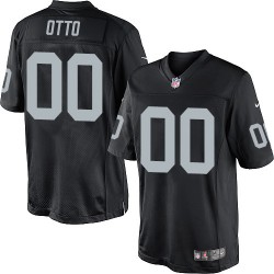 Nike Men's Limited Black Home Jersey Oakland Raiders Jim Otto 0
