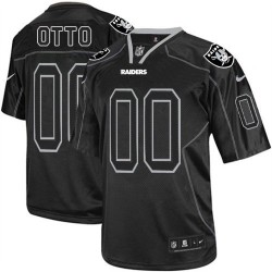 Nike Men's Limited Lights Out Black Jersey Oakland Raiders Jim Otto 0