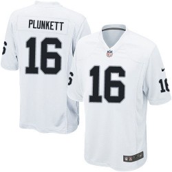 Nike Men's Game White Road Jersey Oakland Raiders Jim Plunkett 16