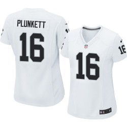 Nike Women's Elite White Road Jersey Oakland Raiders Jim Plunkett 16
