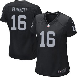 Nike Women's Game Black Home Jersey Oakland Raiders Jim Plunkett 16
