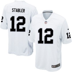 Nike Youth Limited White Road Jersey Oakland Raiders Kenny Stabler 12