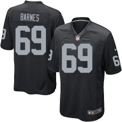 Nike Youth Elite Black Home Jersey Oakland Raiders Khalif Barnes 69