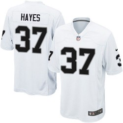 Nike Youth Elite White Road Jersey Oakland Raiders Lester Hayes 37