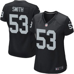 Nike Women's Game Black Home Jersey Oakland Raiders Malcolm Smith 53