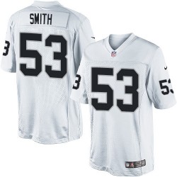 Nike Youth Limited White Road Jersey Oakland Raiders Malcolm Smith 53