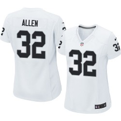 Nike Women's Game White Road Jersey Oakland Raiders Marcus Allen 32