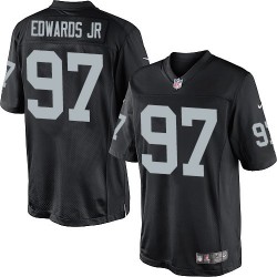 Nike Youth Limited Black Home Jersey Oakland Raiders Mario Edwards Jr 97