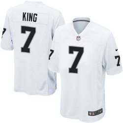 Nike Youth Limited White Road Jersey Oakland Raiders Marquette King 7