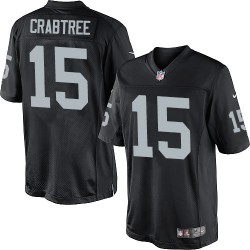 Nike Youth Limited Black Home Jersey Oakland Raiders Michael ...