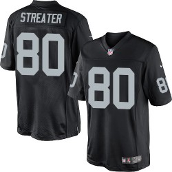 Nike Men's Limited Black Home Jersey Oakland Raiders Rod Streater 80