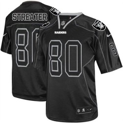 Nike Men's Limited Lights Out Black Jersey Oakland Raiders Rod Streater 80